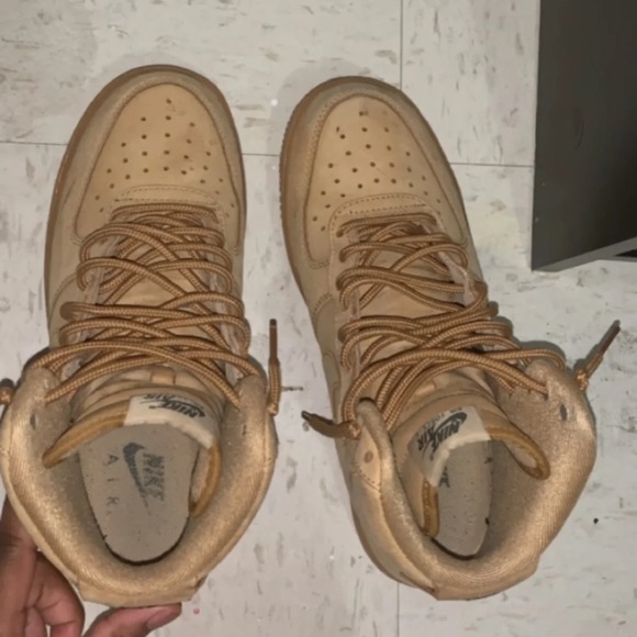 Nike Air Force 1  Nike Air Force one wheat